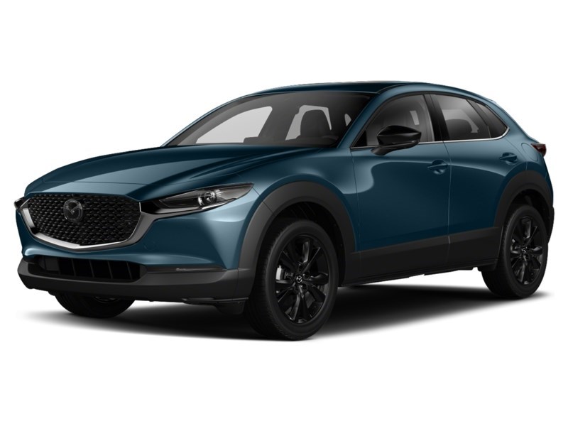 2022 Mazda CX-30 GT w/Turbo AWD Deep Crystal Blue Mica  Shot 3