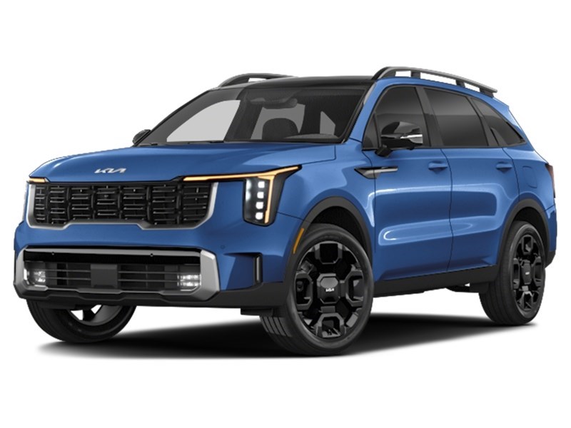2025 Kia Sorento X-Line Limited AWD w/Black Interior Midnight Lake Blue  Shot 2