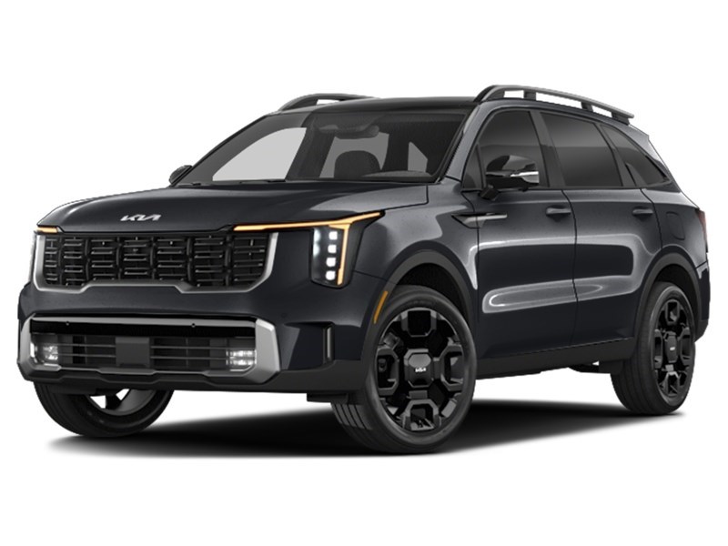 2025 Kia Sorento X-Line Limited AWD w/Black Interior Panthera Metal Grey  Shot 1