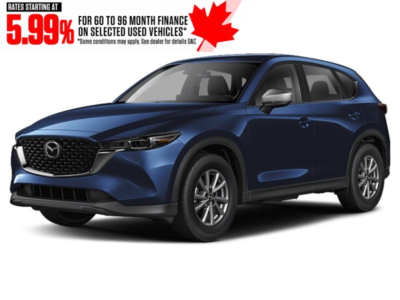 2025 Mazda CX-5 GS AWD Deep Crystal Blue Mica  Shot 1