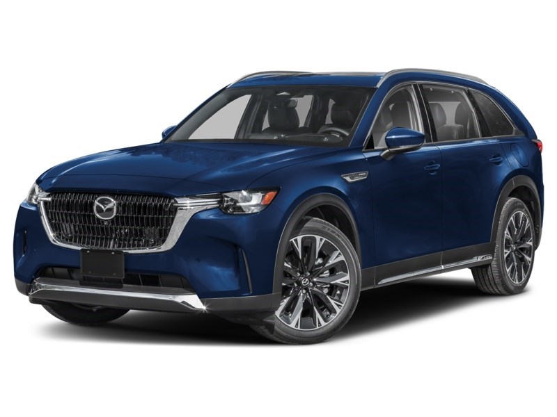 2025 Mazda CX-90 PHEV GT AWD Deep Crystal Blue Mica  Shot 4
