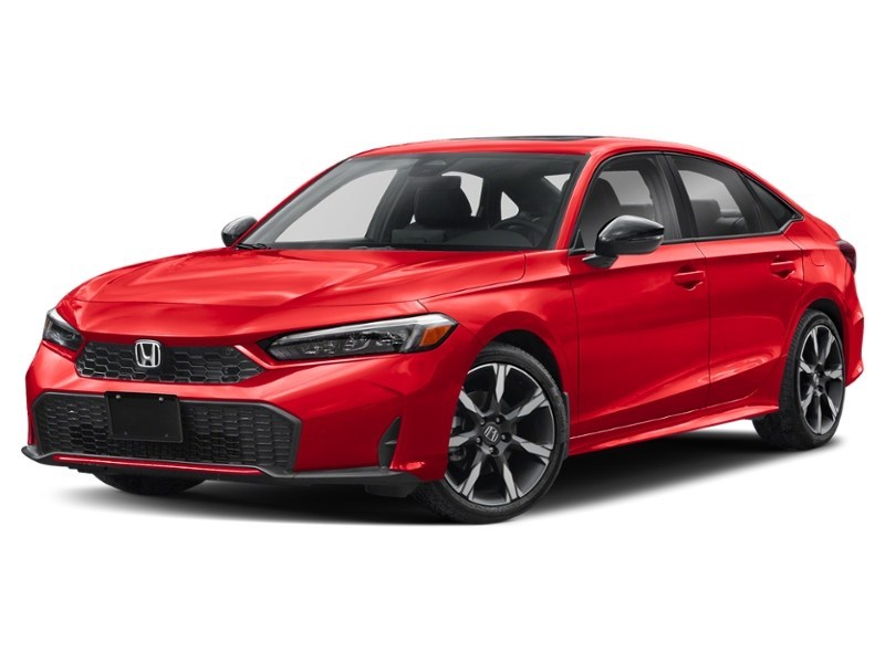 2025 Honda Civic Hybrid Sport Touring eCVT Rallye Red  Shot 1