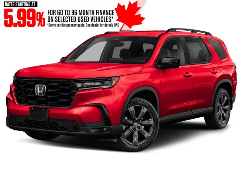 2023 Honda Pilot Sport AWD Radiant Red Metallic II  Shot 1