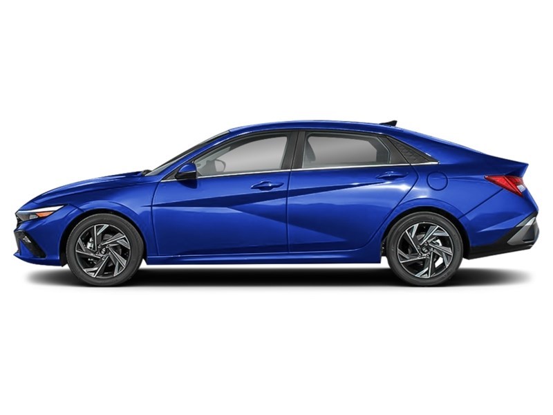 2026 Hyundai Elantra HEV Luxury Sedan w/Two-Tone Interior Intense Blue  Shot 4