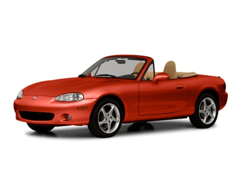 2002 Mazda MX-5 Miata 2dr Conv Auto Classic Red  Shot 6