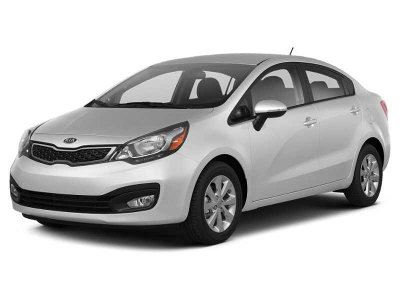 2013 Kia Rio 4dr Sdn Auto EX Bright Silver Metallic  Shot 4