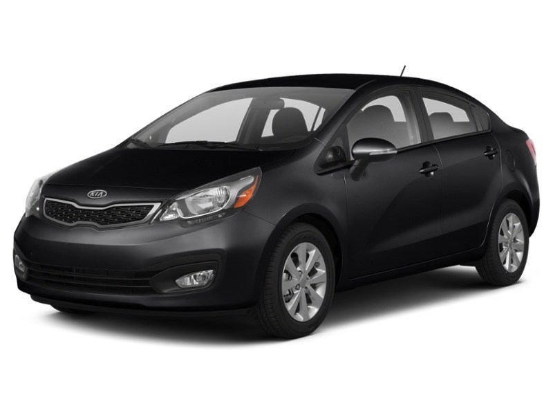 2013 Kia Rio 4dr Sdn Auto EX Aurora Black Pearl  Shot 7