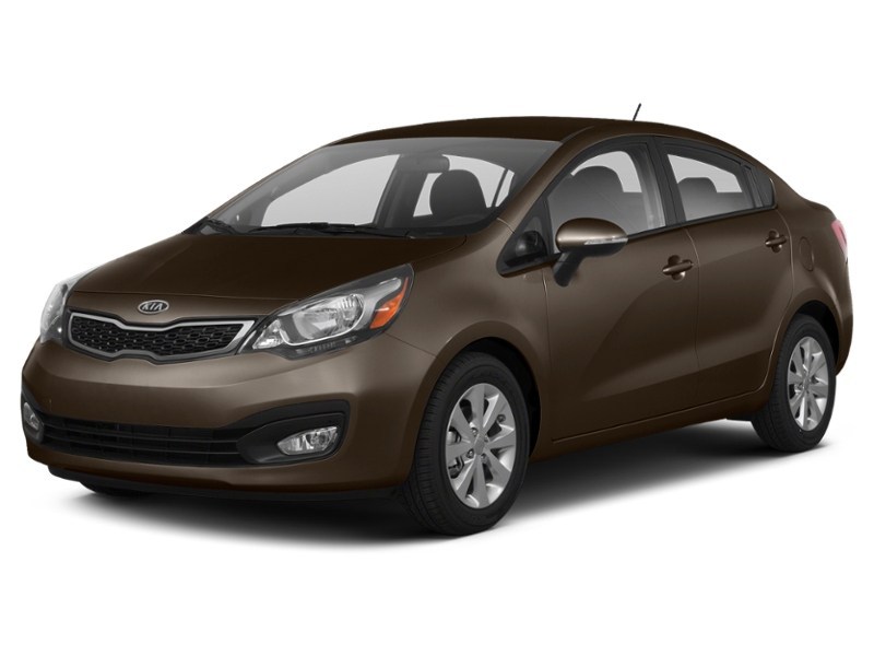 2013 Kia Rio 4dr Sdn Auto EX Chestnut Brown Pearl  Shot 34