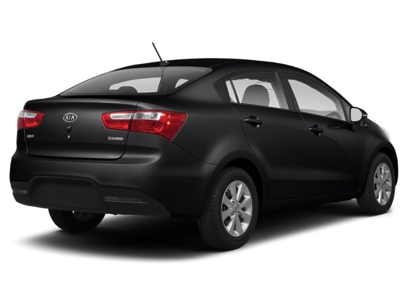 2013 Kia Rio 4dr Sdn Auto EX Aurora Black Pearl  Shot 12