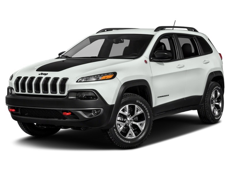 2017 Jeep Cherokee 4WD 4dr Trailhawk Bright White  Shot 1
