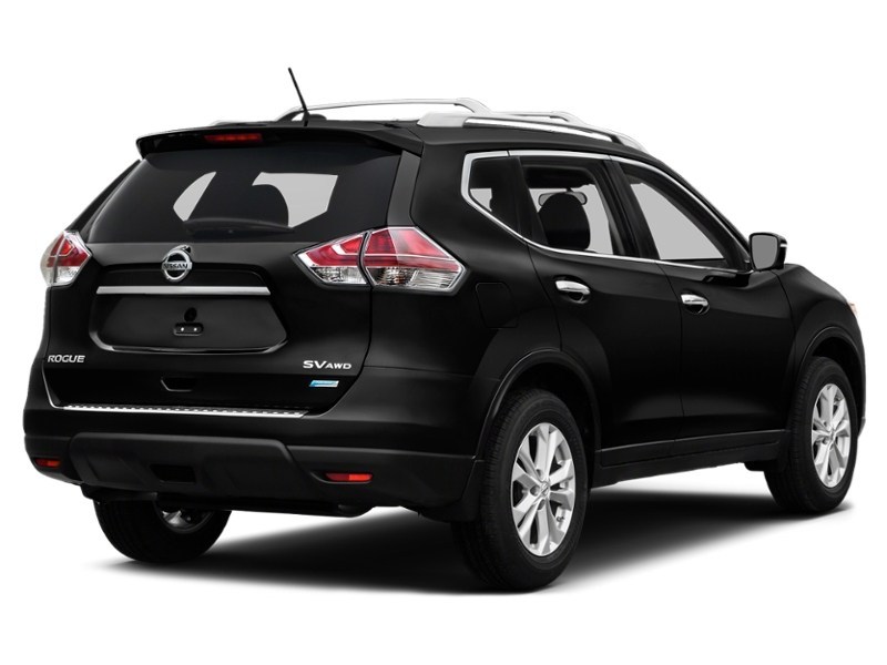 2014 Nissan Rogue AWD 4dr SL Super Black  Shot 2