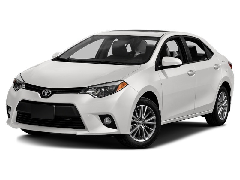 2016 Toyota Corolla 4dr Sdn CVT LE Alpine White  Shot 1