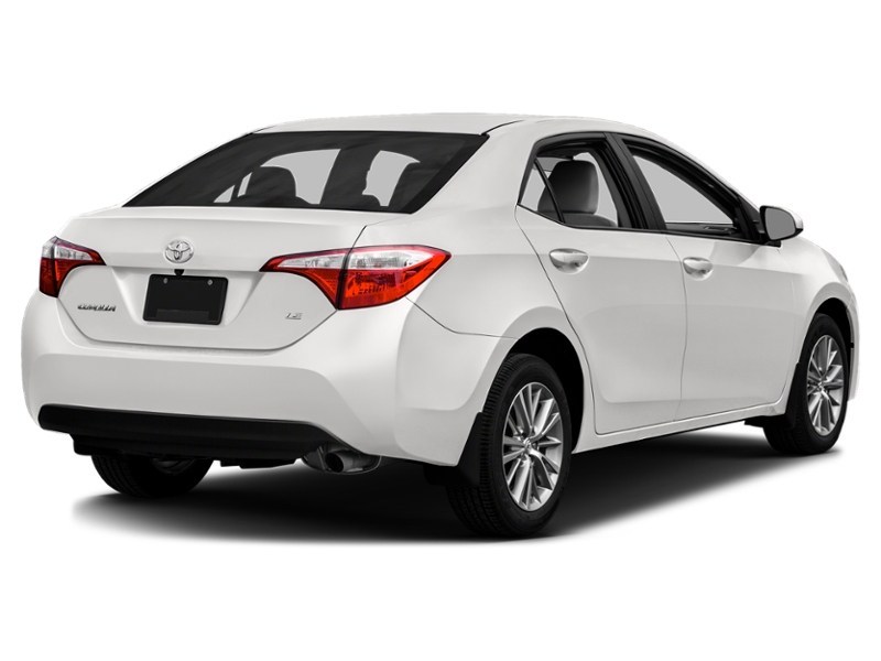 2016 Toyota Corolla 4dr Sdn CVT LE Alpine White  Shot 2