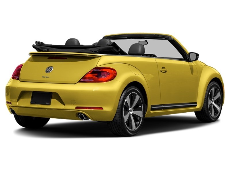 2015 Volkswagen The Beetle 2dr Conv 1.8 TSI Auto Comfortline Saturn Yellow w/Black Roof  Shot 54