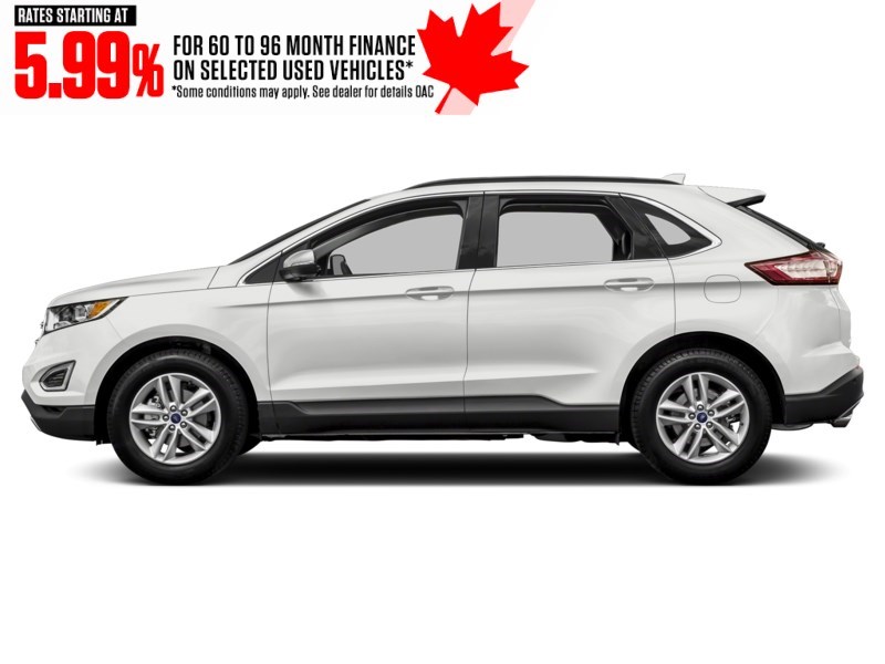 2018 Ford Edge SEL AWD Oxford White  Shot 3
