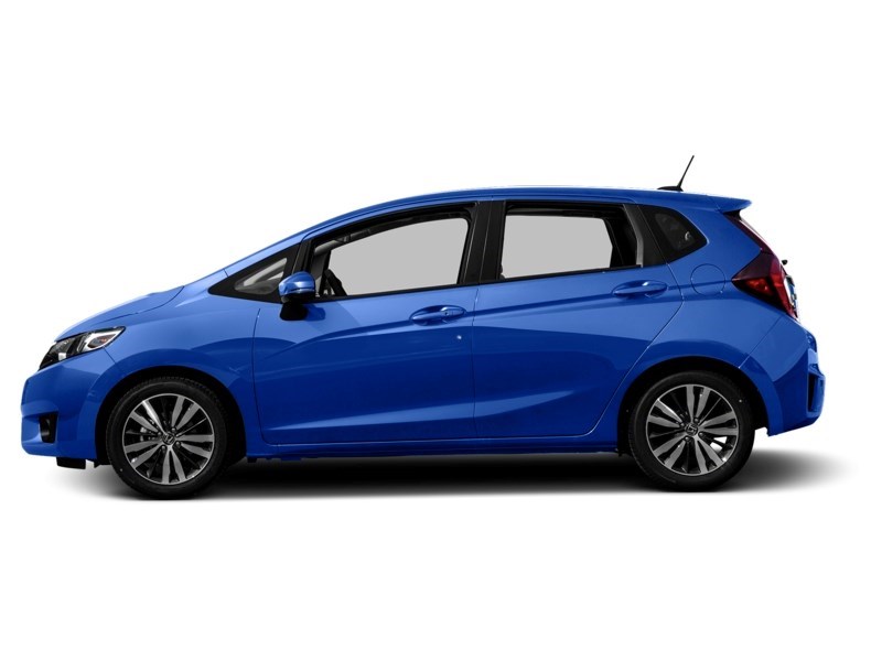 2016 Honda Fit 5dr HB CVT EX-L Navi Aegean Blue Metallic  Shot 3