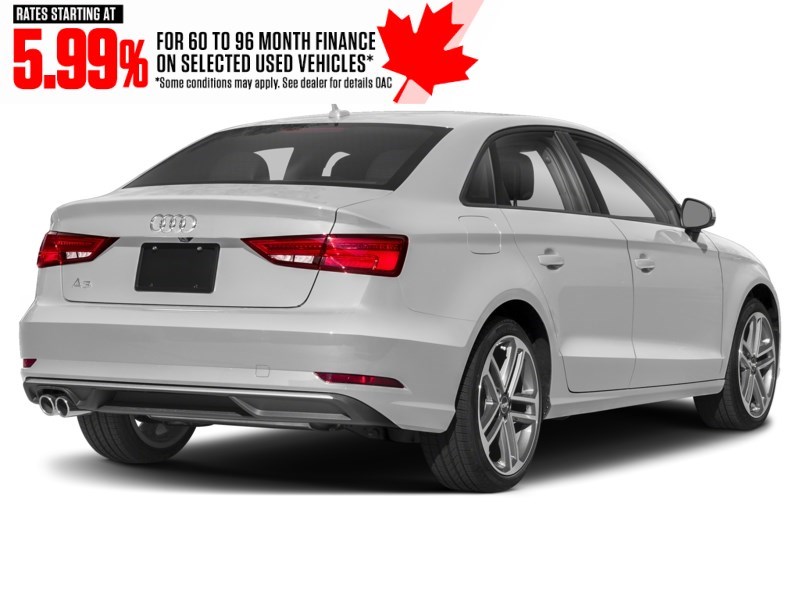 2020 Audi A3 Komfort 45 TFSI quattro Glacier White Metallic  Shot 13