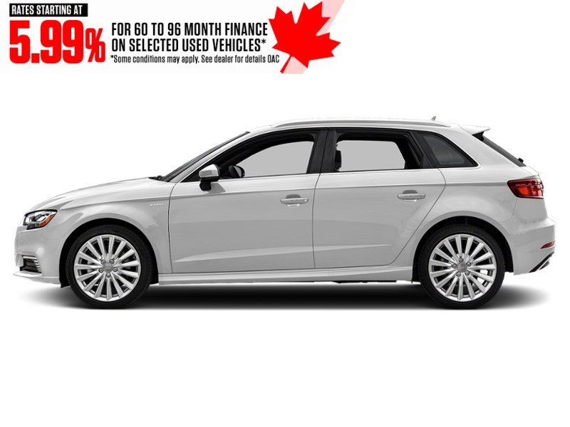 2018 Audi A3 e-tron 1.4 TFSI Technik Glacier White Metallic  Shot 3