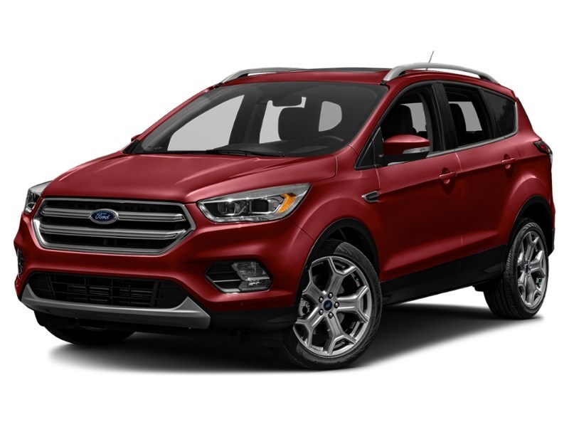 2017 Ford Escape 4WD 4dr Titanium Ruby Red Metallic Tinted Clearcoat  Shot 31