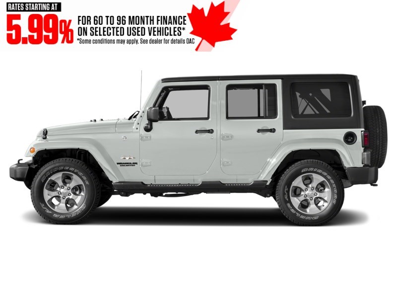 2017 Jeep Wrangler Unlimited 4WD 4dr Sahara Bright White  Shot 5