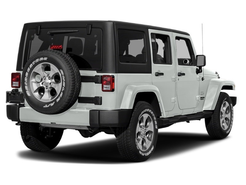 2018 Jeep Wrangler JK Unlimited Sahara 4x4 Bright White  Shot 6