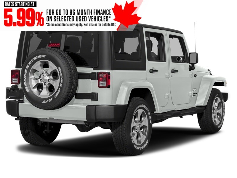 2017 Jeep Wrangler Unlimited 4WD 4dr Sahara Bright White  Shot 6