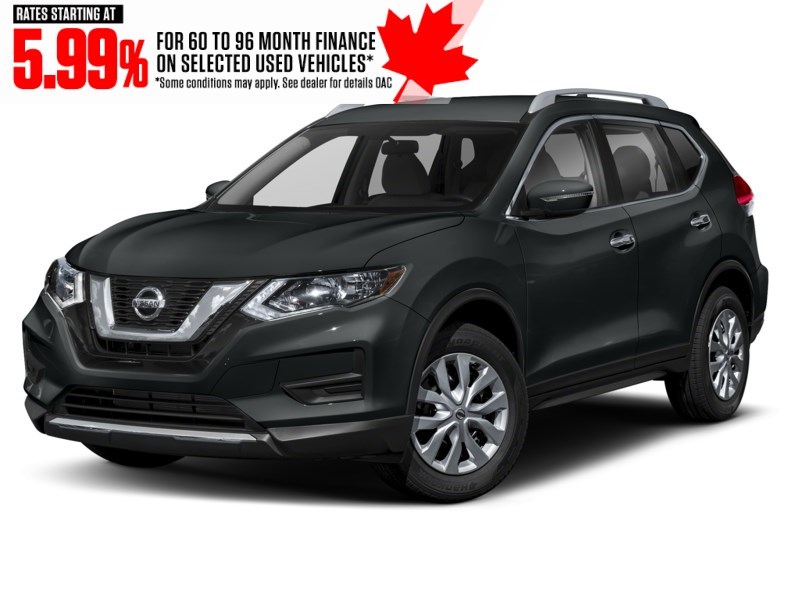 2018 Nissan Rogue FWD S Magnetic Black Metallic  Shot 1