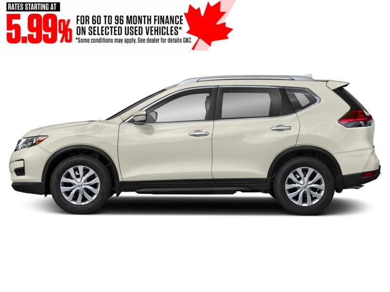 2017 Nissan Rogue AWD 4dr S Glacier White  Shot 5
