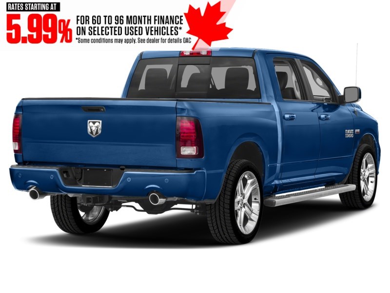 2017 RAM 1500 4WD Crew Cab 140.5" Sport Blue Streak Pearl  Shot 12