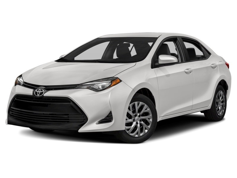 2018 Toyota Corolla LE CVT Alpine White  Shot 4
