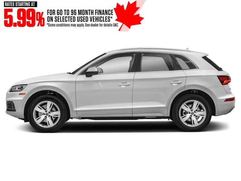 2020 Audi Q5 Komfort 45 TFSI quattro Glacier White Metallic  Shot 11