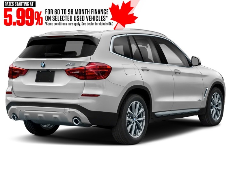 2021 BMW X3 xDrive30i Sports Activity Vehicle Mineral White Metallic  Shot 8
