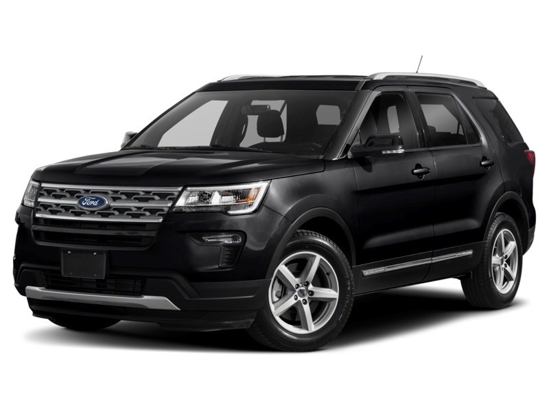 2018 Ford Explorer XLT 4WD Shadow Black  Shot 1