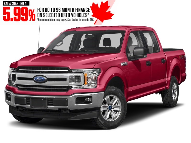 2019 Ford F-150 XLT 4WD SuperCrew 5.5' Box Vermillion Red  Shot 16