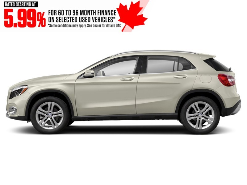 2019 Mercedes-Benz GLA 250 GLA 250 4MATIC SUV Polar White  Shot 3