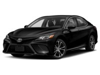 2020 Toyota Camry SE Auto Midnight Black Metallic  Shot 1