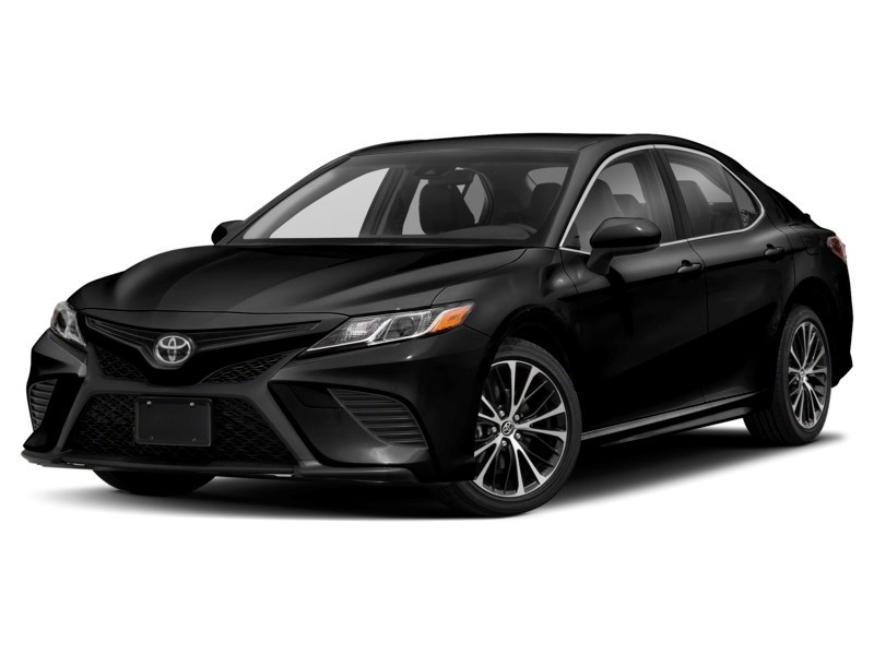 2020 Toyota Camry SE Auto Midnight Black Metallic  Shot 1
