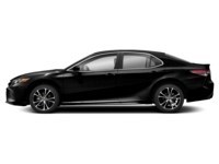2020 Toyota Camry SE Auto Midnight Black Metallic  Shot 3