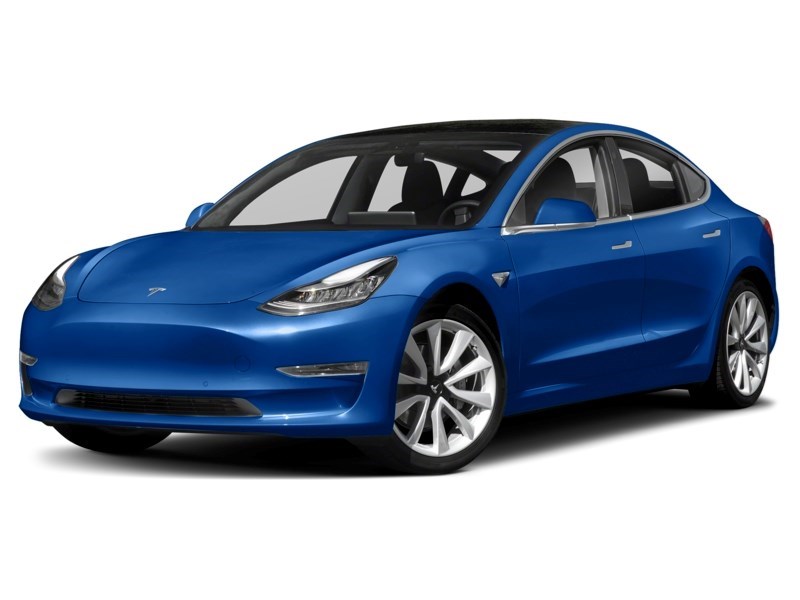 2019 Tesla Model 3 Standard Range RWD *Ltd Avail* Deep Blue Metallic  Shot 4