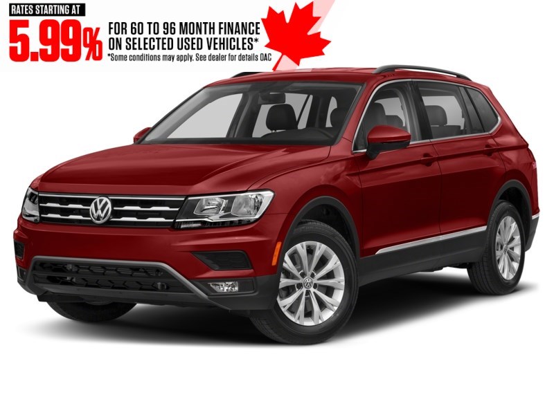 2021 Volkswagen Tiguan Comfortline 4MOTION Ruby Red Metallic  Shot 14