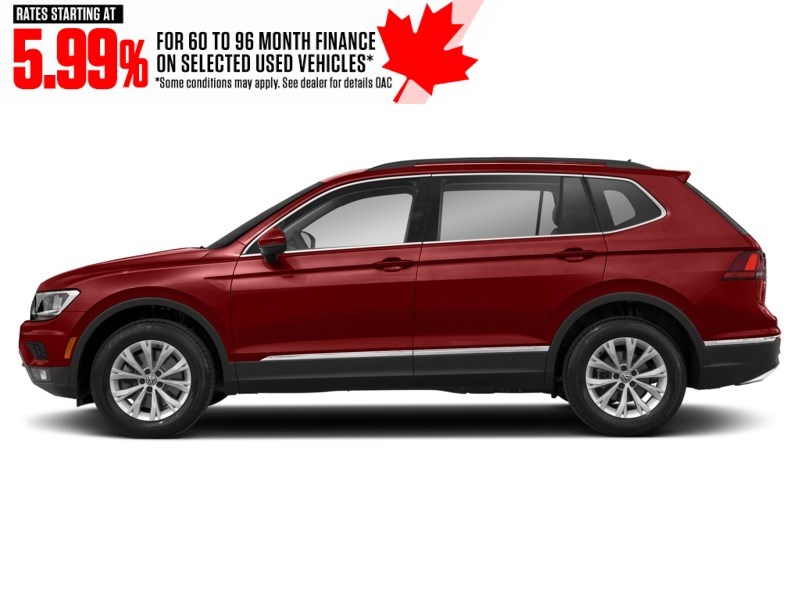 2021 Volkswagen Tiguan Comfortline 4MOTION Ruby Red Metallic  Shot 16