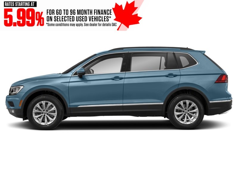 2021 Volkswagen Tiguan Comfortline 4MOTION Stone Blue Metallic  Shot 35