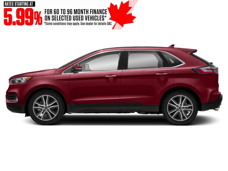 2019 Ford Edge SEL AWD Ruby Red Metallic Tinted Clearcoat  Shot 5