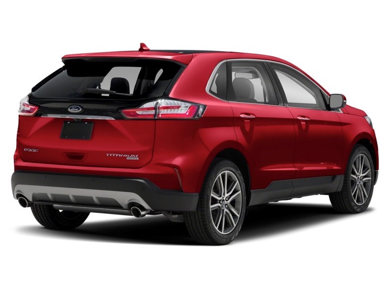 2020 Ford Edge Titanium AWD Rapid Red Metallic Tinted Clearcoat  Shot 2