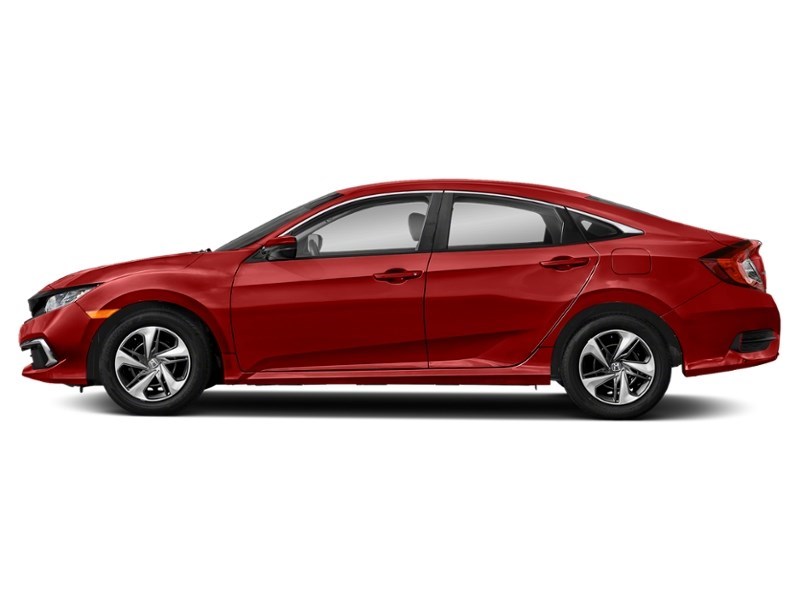 2021 Honda Civic LX CVT Rallye Red  Shot 5