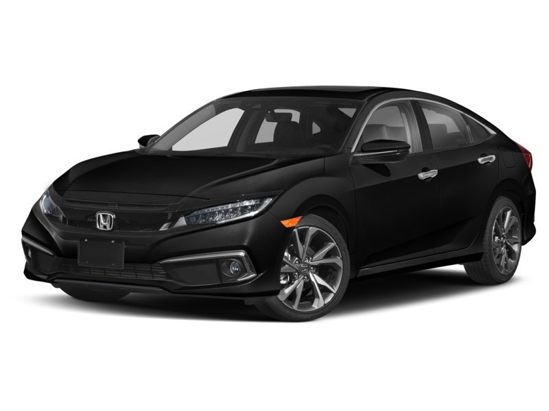 2019 Honda Civic Touring CVT Crystal Black Pearl  Shot 4
