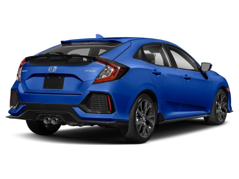 2019 Honda Civic Sport Manual Aegean Blue Metallic  Shot 2