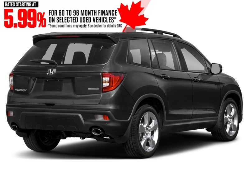 2019 Honda Passport Touring AWD Crystal Black Pearl  Shot 6