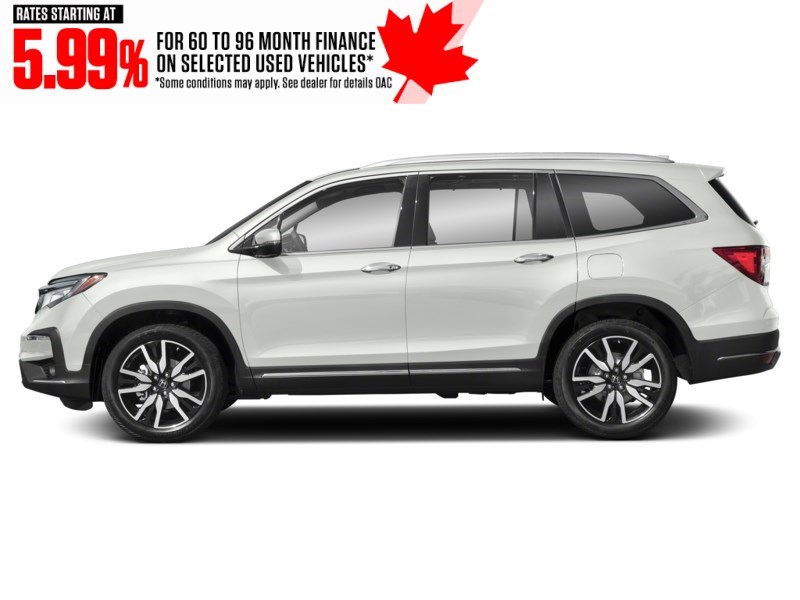 2021 Honda Pilot Touring 8-Passenger AWD Platinum White Pearl  Shot 5