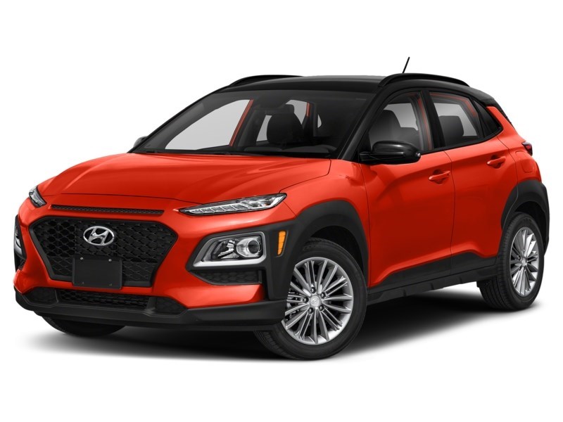 2019 Hyundai Kona 1.6T Trend AWD Tangerine Comet Pearl w/Phantom Black Roof  Shot 19